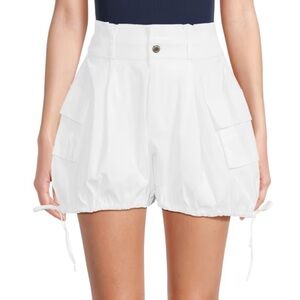 WeWoreWhat White Balloon Cargo Shorts